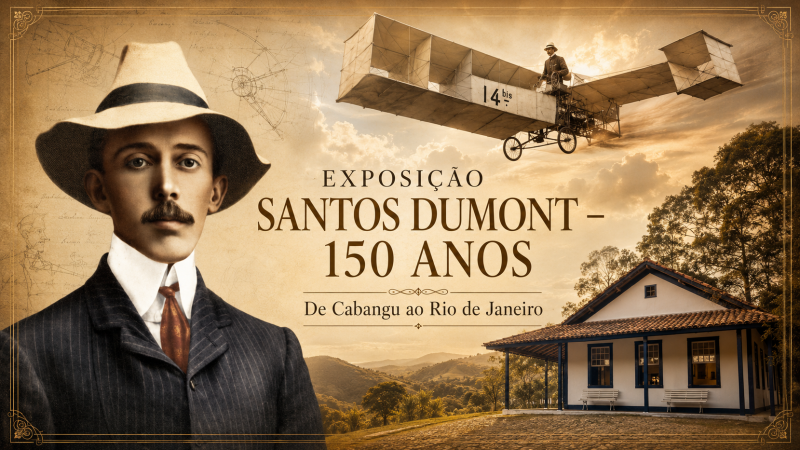 EXPOSIÇÃO SANTOS DUMONT 150 ANOS NEO