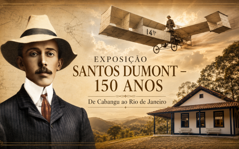 EXPOSIÇÃO SANTOS DUMONT 150 ANOS NEO